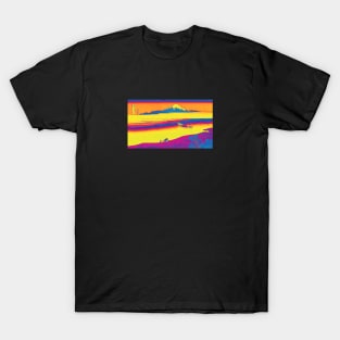 Neon Mount Fuji T-Shirt